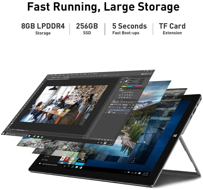 Hipad Max 10.36" Tablet PC,128GB ROM 8GB Ram,Quad-Core Processor Cortex-A73*4,Android 12 Tablet,Wifi,2000X1200 IPS Display