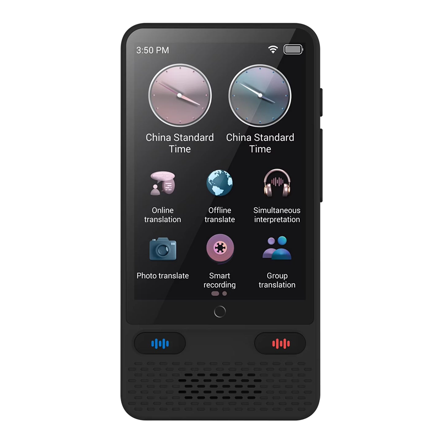Portable Language Translator Device S85 with 138 Languages Voice Translating Offline Translation Support Voice Video Recording