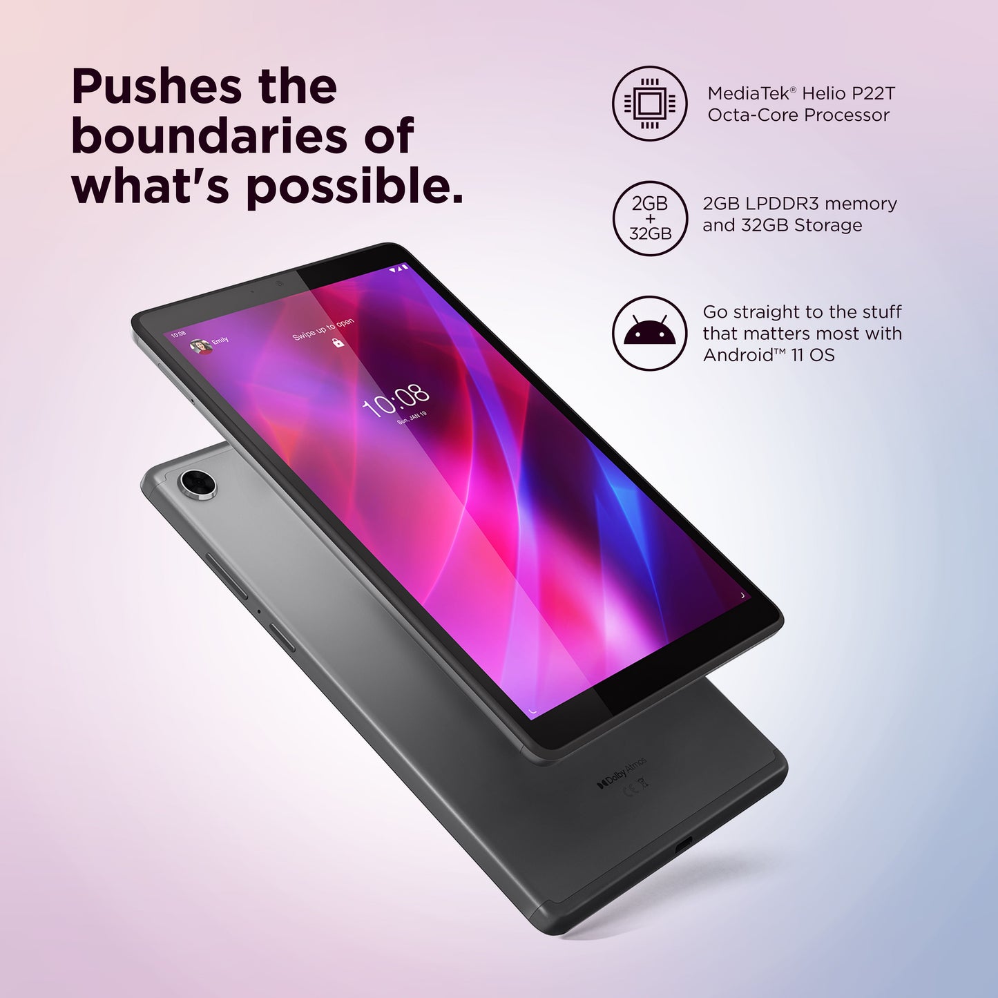 Tab M8 (3Rd Gen) 8" Tablet, 32GB Storage, 3GB Memory, Android 11, HD Display
